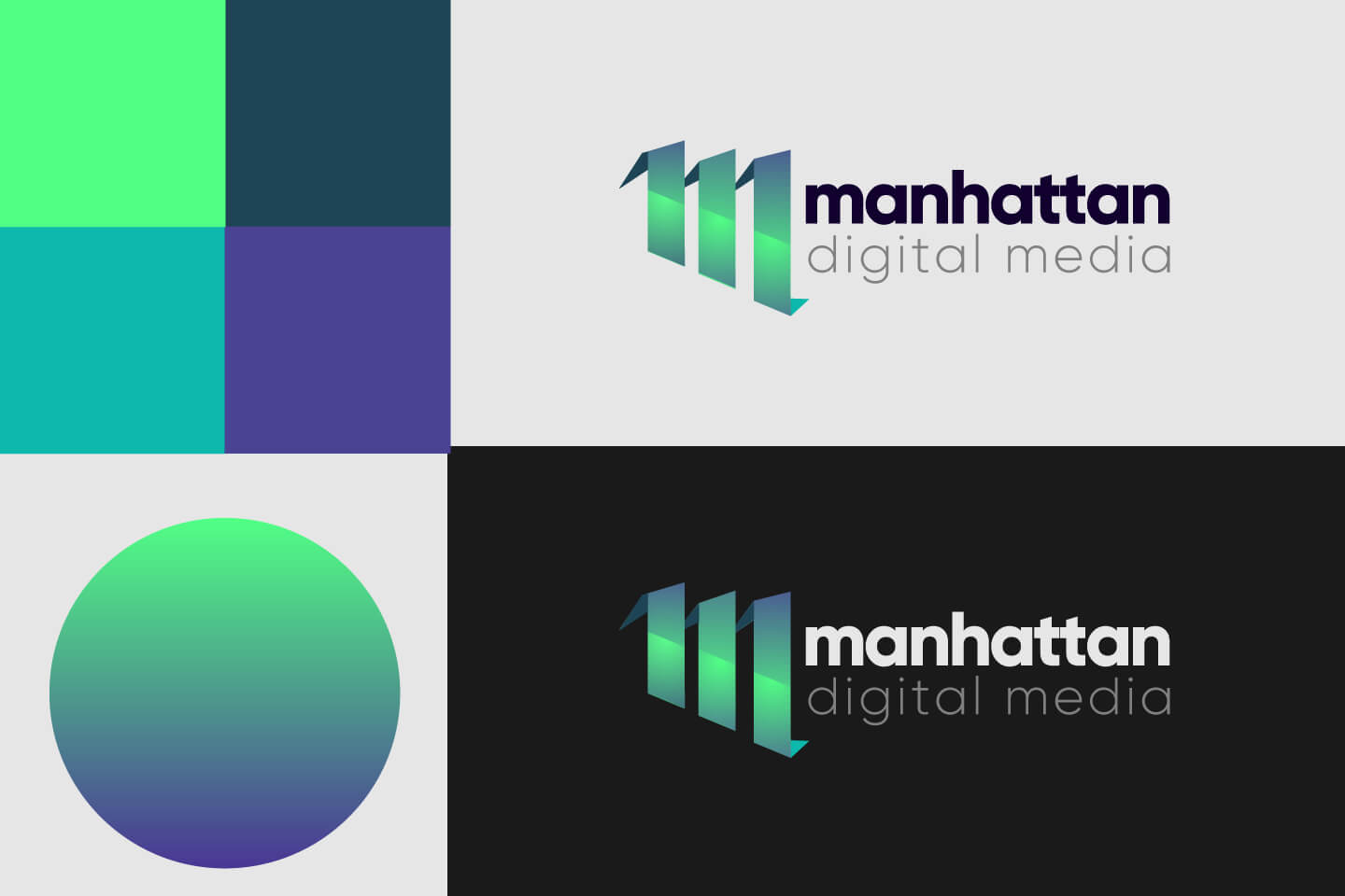 Manhattan Digital Media Logo Exploration 1