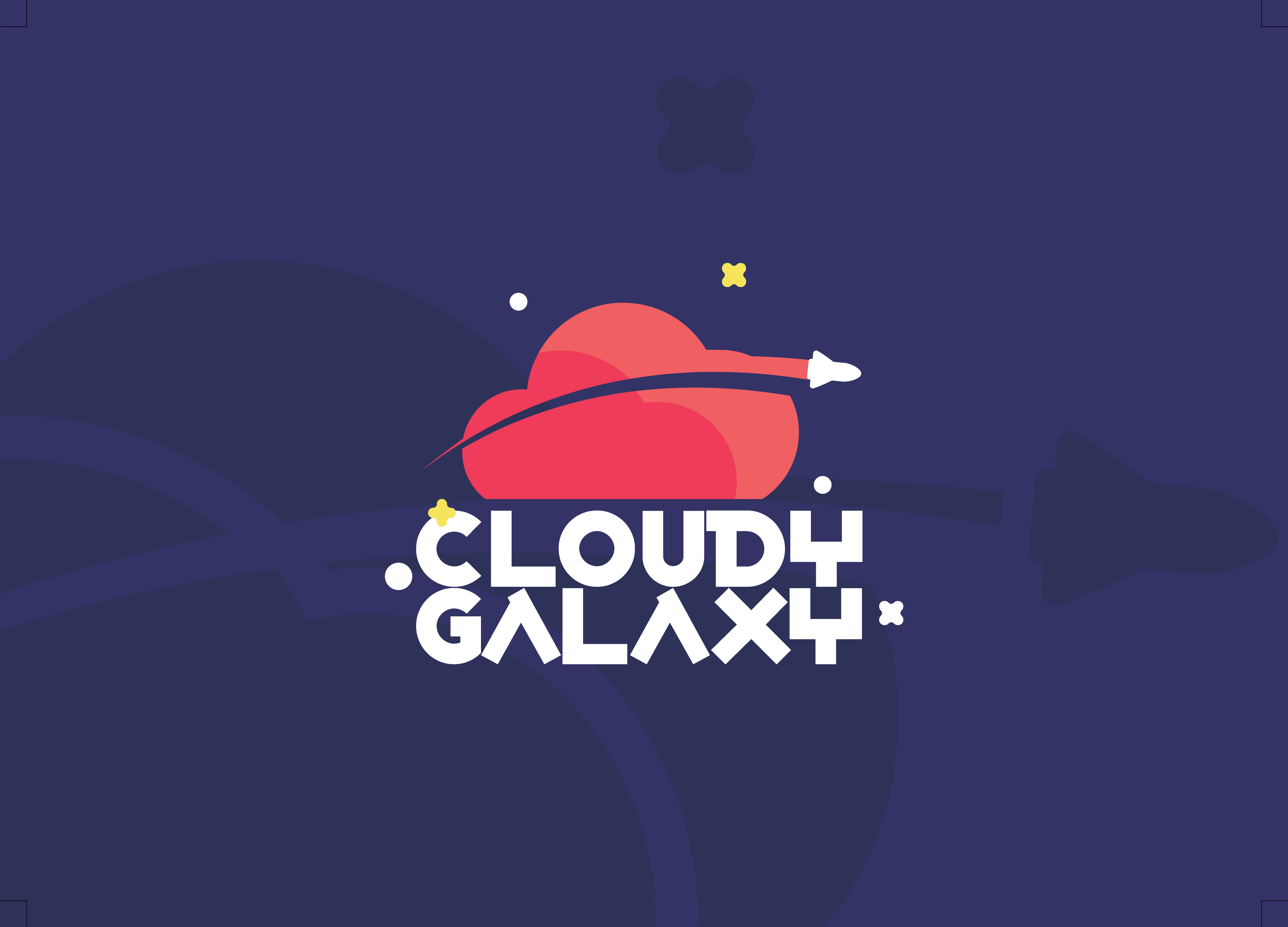 Cloudy Galaxy Logo Sketch