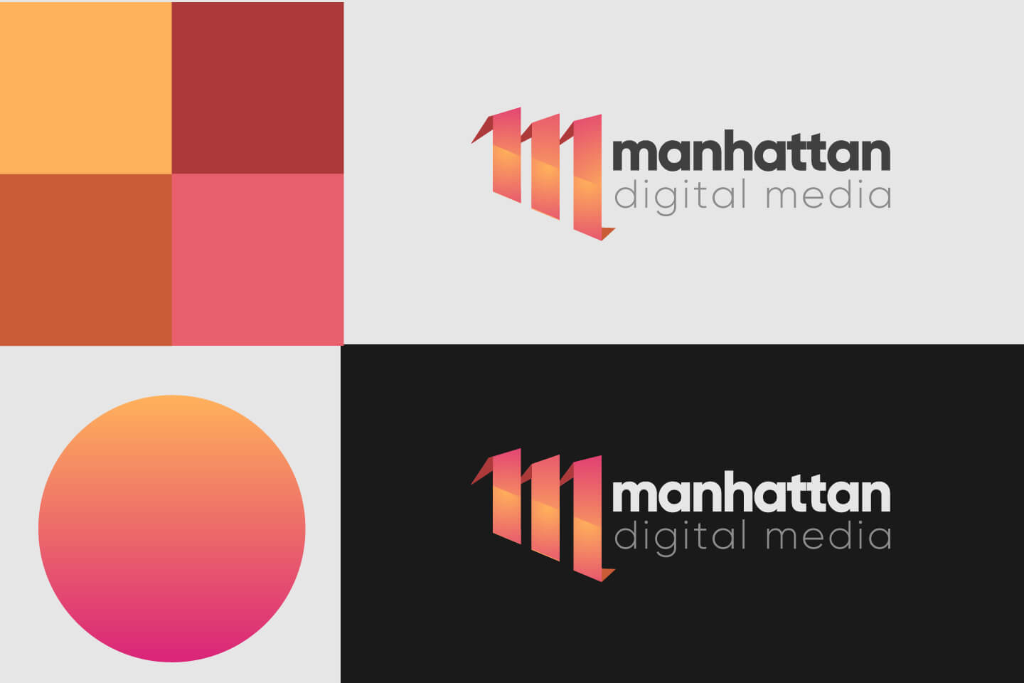 Manhattan Digital Media Logo Exploration 2